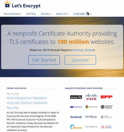 The Let's Encrypt Website