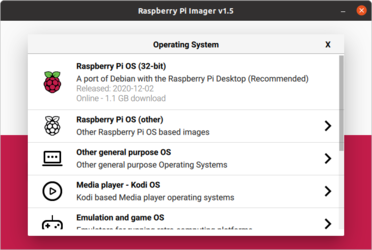 Select Raspberry Pi OS (other)