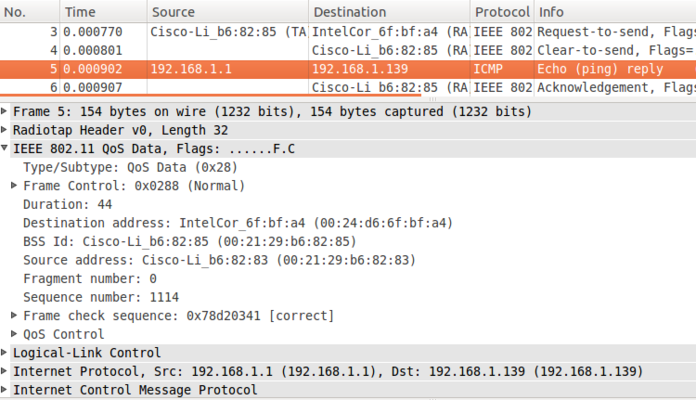 RTS/CTS and Network Analysis using Wireshark - csn